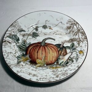Williams Sonoma Plymouth Pumpkin Salad Plate 8.6”